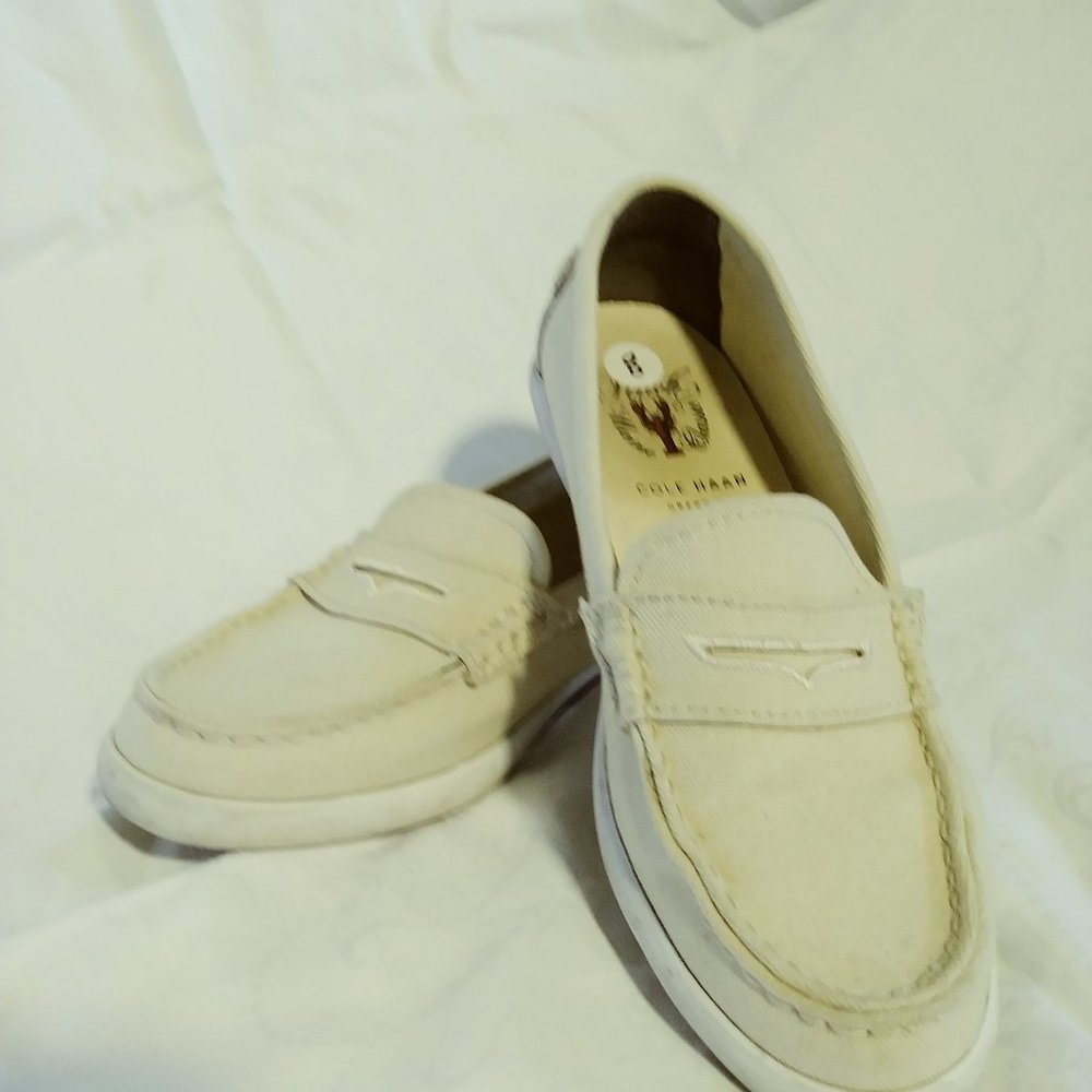 Cole Haan canvas loafers